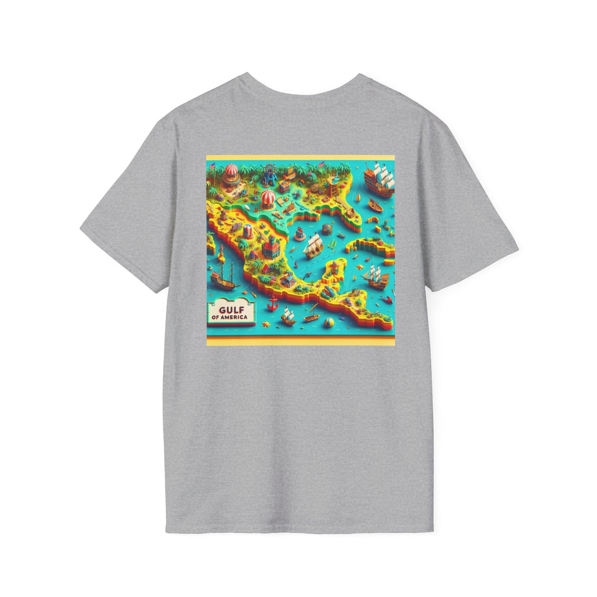 Gulf Adventure Unisex T-Shirt - Softstyle, Casual Wear, Graphic Tee, Travel Gift, Coastal Vibe