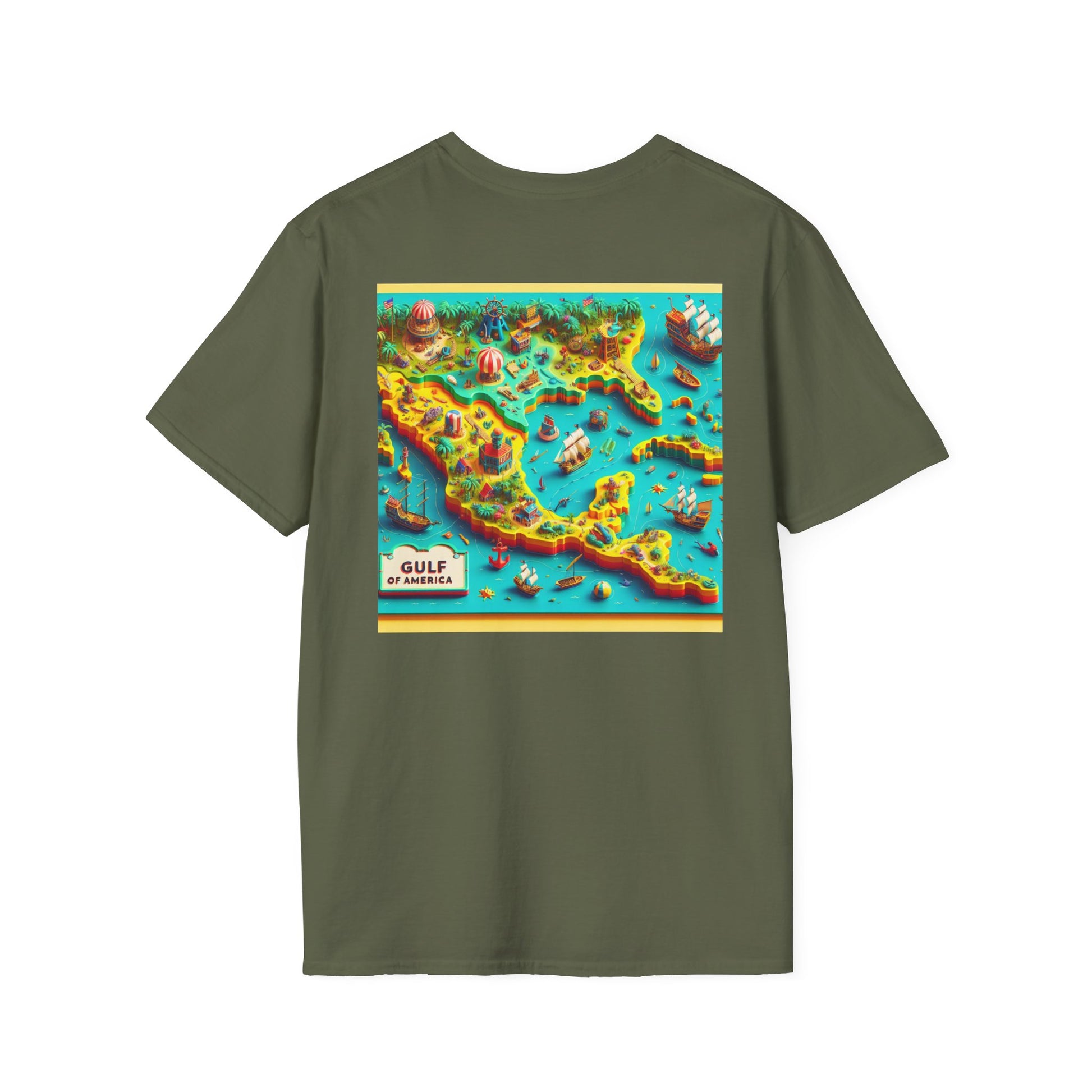 Gulf Adventure Unisex T-Shirt - Softstyle, Casual Wear, Graphic Tee, Travel Gift, Coastal Vibe