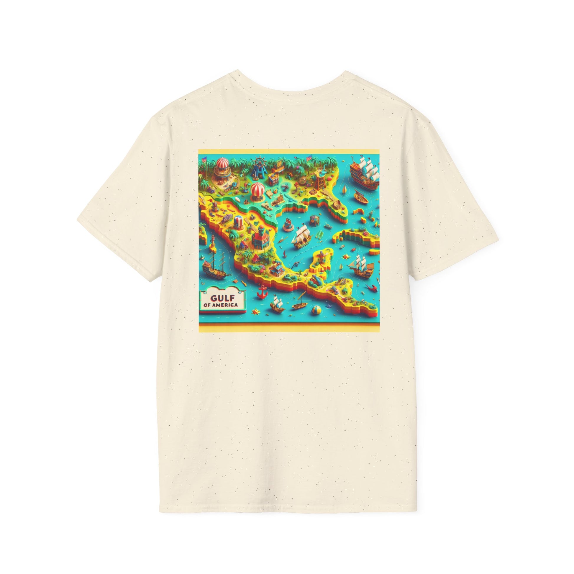 Gulf Adventure Unisex T-Shirt - Softstyle, Casual Wear, Graphic Tee, Travel Gift, Coastal Vibe