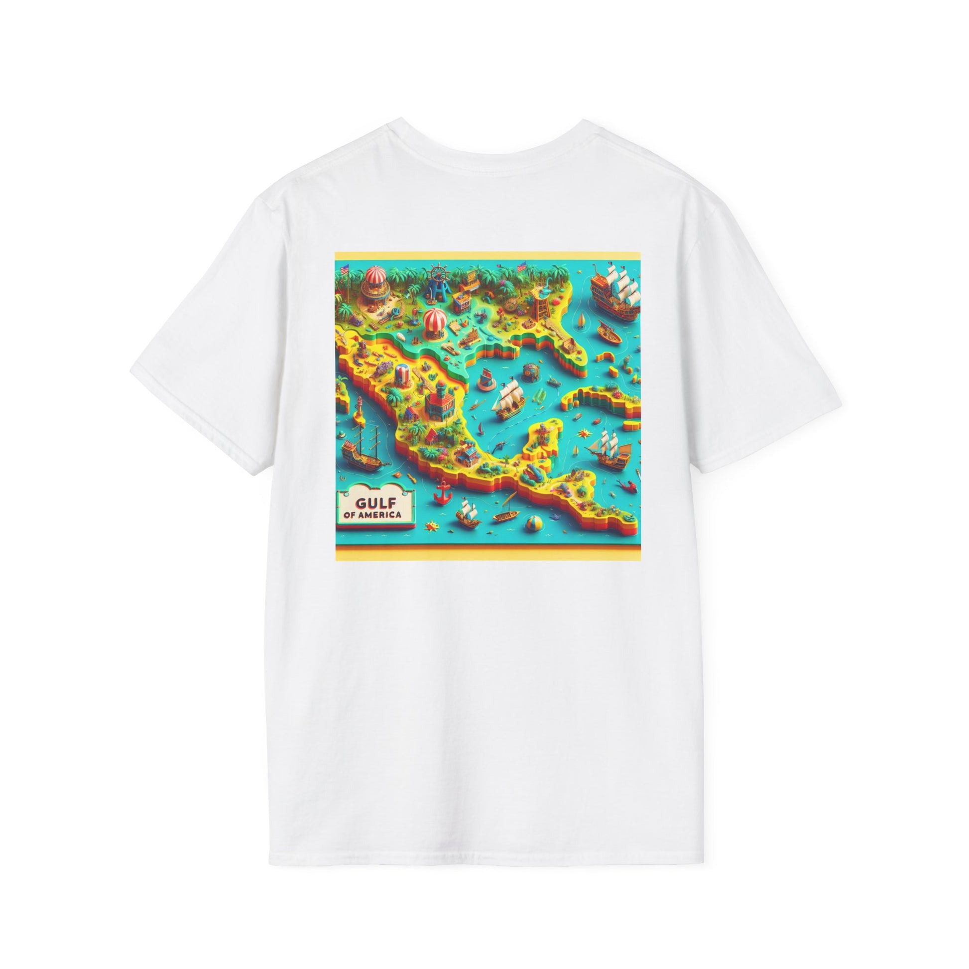 Gulf Adventure Unisex T-Shirt - Softstyle, Casual Wear, Graphic Tee, Travel Gift, Coastal Vibe