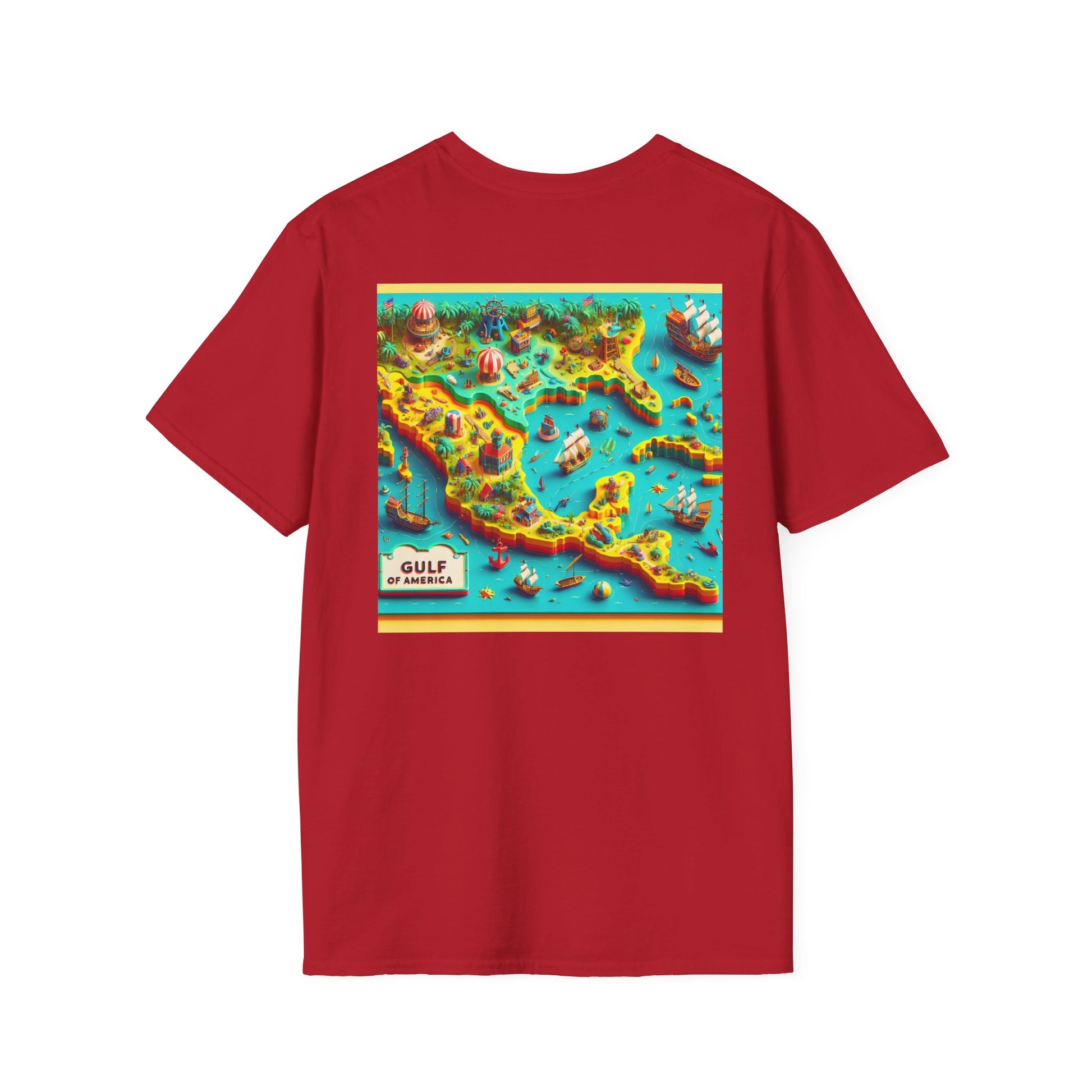 Gulf Adventure Unisex T-Shirt - Softstyle, Casual Wear, Graphic Tee, Travel Gift, Coastal Vibe
