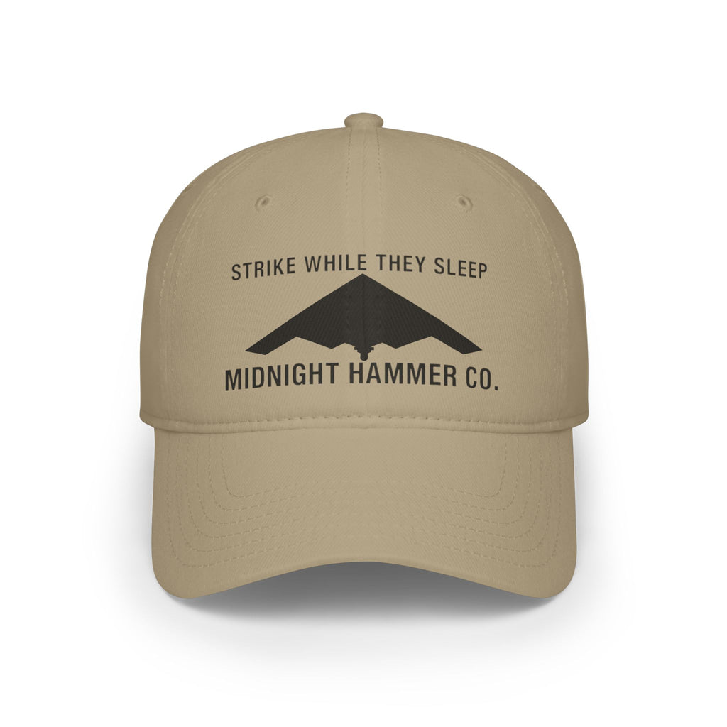 Midnight Hammer Co. Low Profile Baseball Cap - Casual Hat, Outdoors Cap, Gift for Him, Unique Style, Everyday Wear