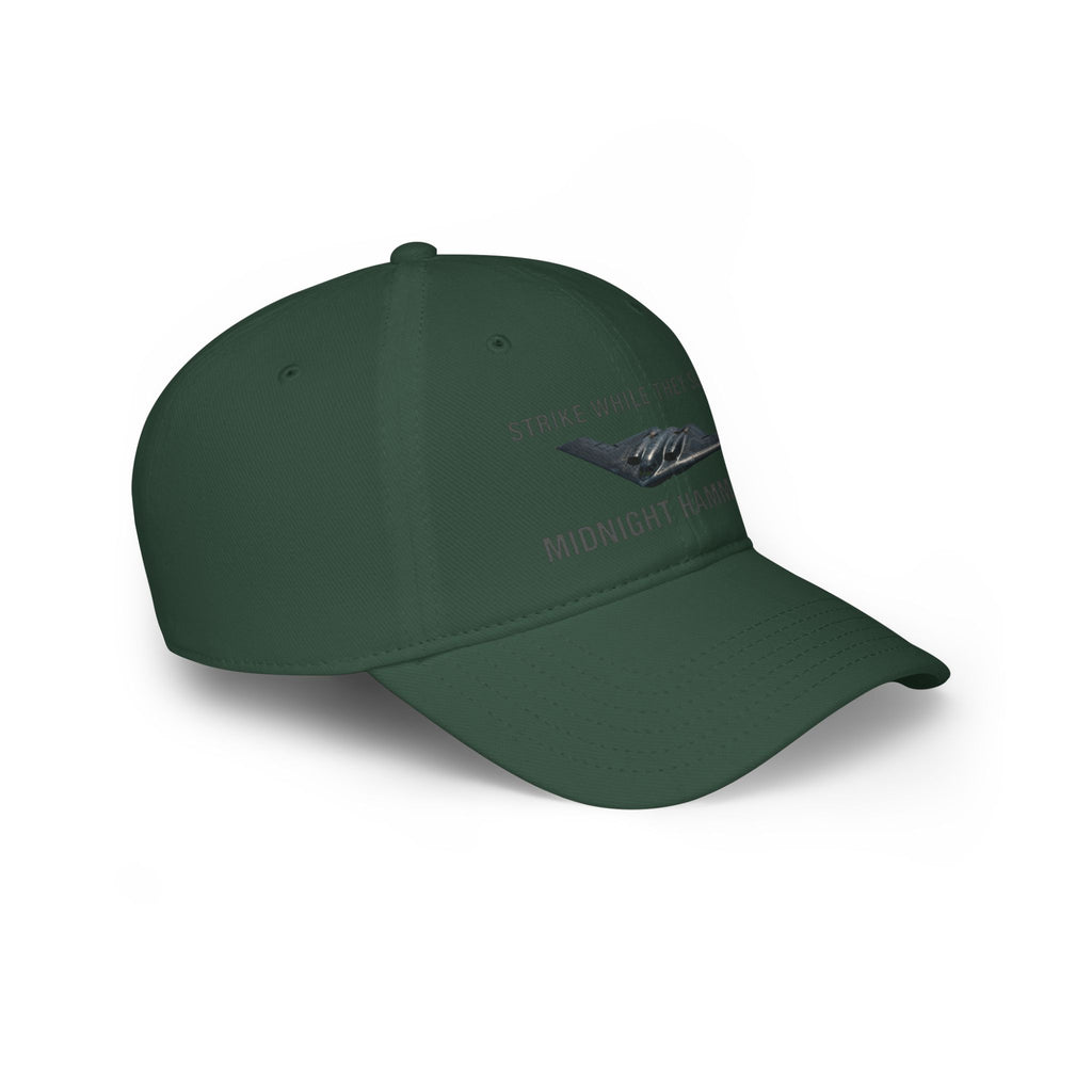 Midnight Hammer Co. Low Profile Baseball Cap - Casual Hat, Outdoors Cap, Gift for Him, Unique Style, Everyday Wear