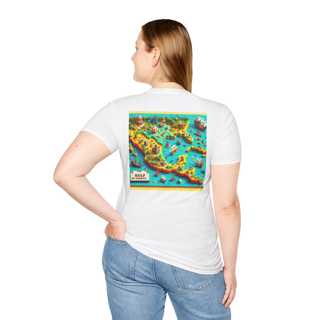 Gulf Adventure Unisex T-Shirt - Softstyle, Casual Wear, Graphic Tee, Travel Gift, Coastal Vibe
