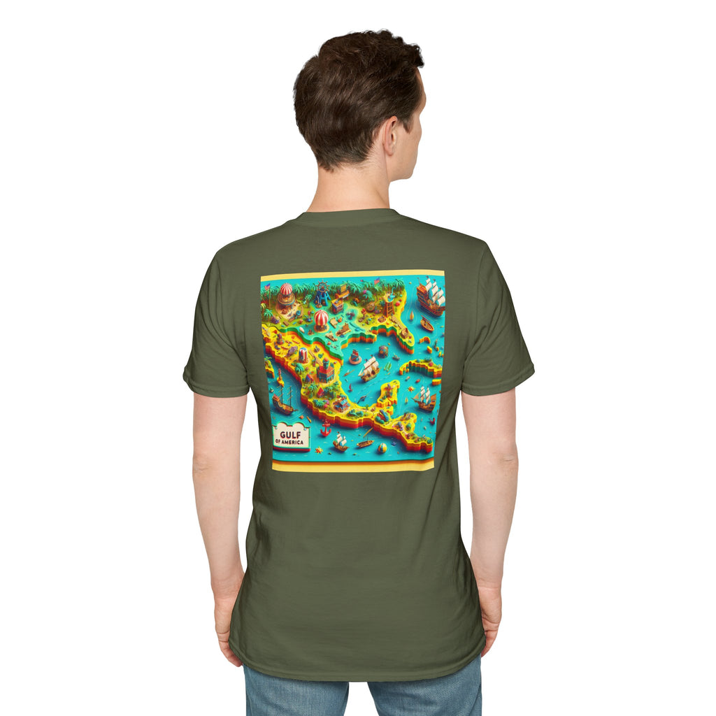 Gulf Adventure Unisex T-Shirt - Softstyle, Casual Wear, Graphic Tee, Travel Gift, Coastal Vibe
